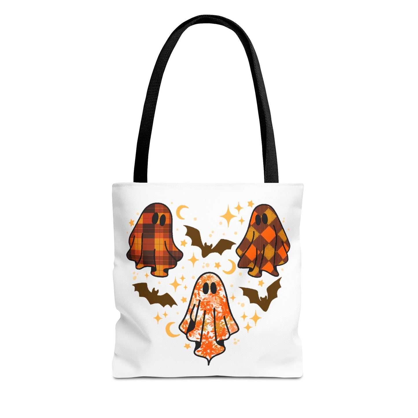 Spooky Ghost Tote Bag, Halloween Bags, Trick or Treat, Seasonal Tote, Autumn Accessories, Gift for Halloween Lovers