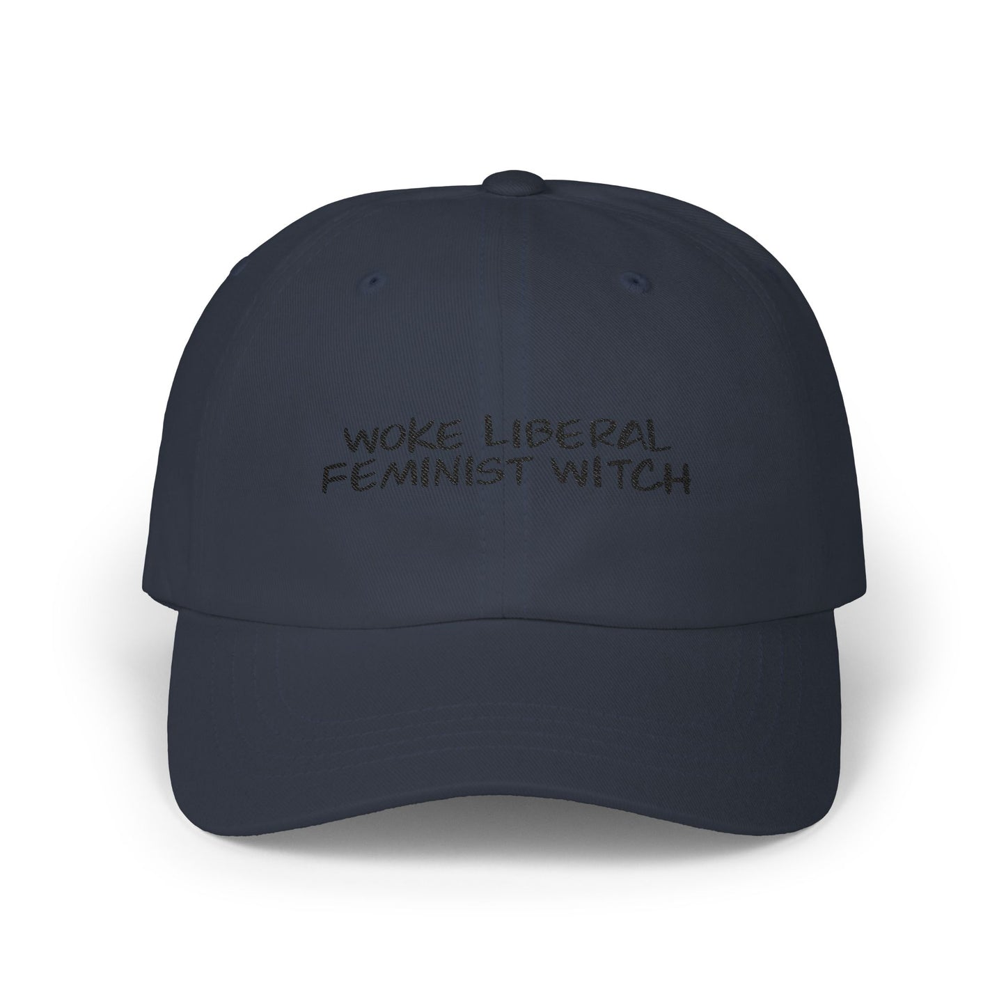 Black Text Woke Liberal Feminist Witch Dad Cap, Gender Equality Accessory, Gift for Feminists, Everyday Wear, Casual Fashion, Statement