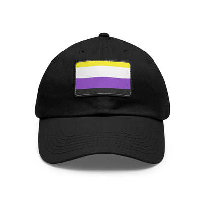 Nonbinary Pride Dad Hat, Casual Cap for LGBTQ+ Community, Rainbow Hat for Parades, Gifts for Dads and Allies, Everyday Wear