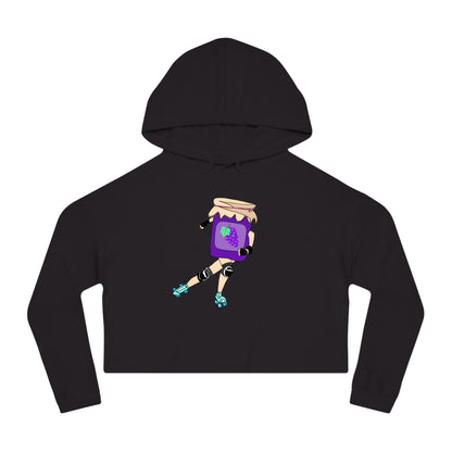 Grape Jammer Cropped Hooded Sweatshirt