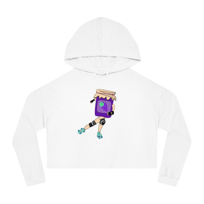 Grape Jammer Cropped Hooded Sweatshirt