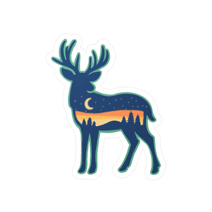 Deer Night Sky Decal