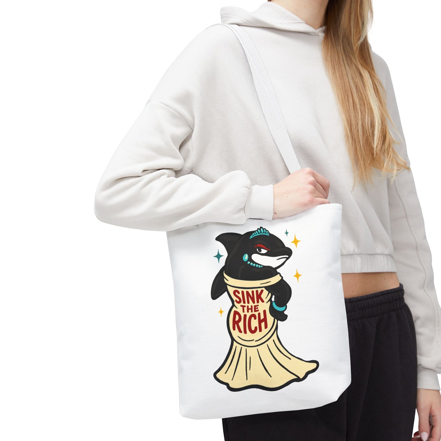 AOC Sink the Rich - Orca Tote Bag