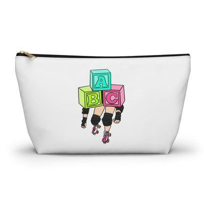 Blocker Derby Bout Day Pouch, Makeup Bag, Travel Organizer, Holiday Gift, Fashion Pouch, Kid's Gift, Fun Clutch