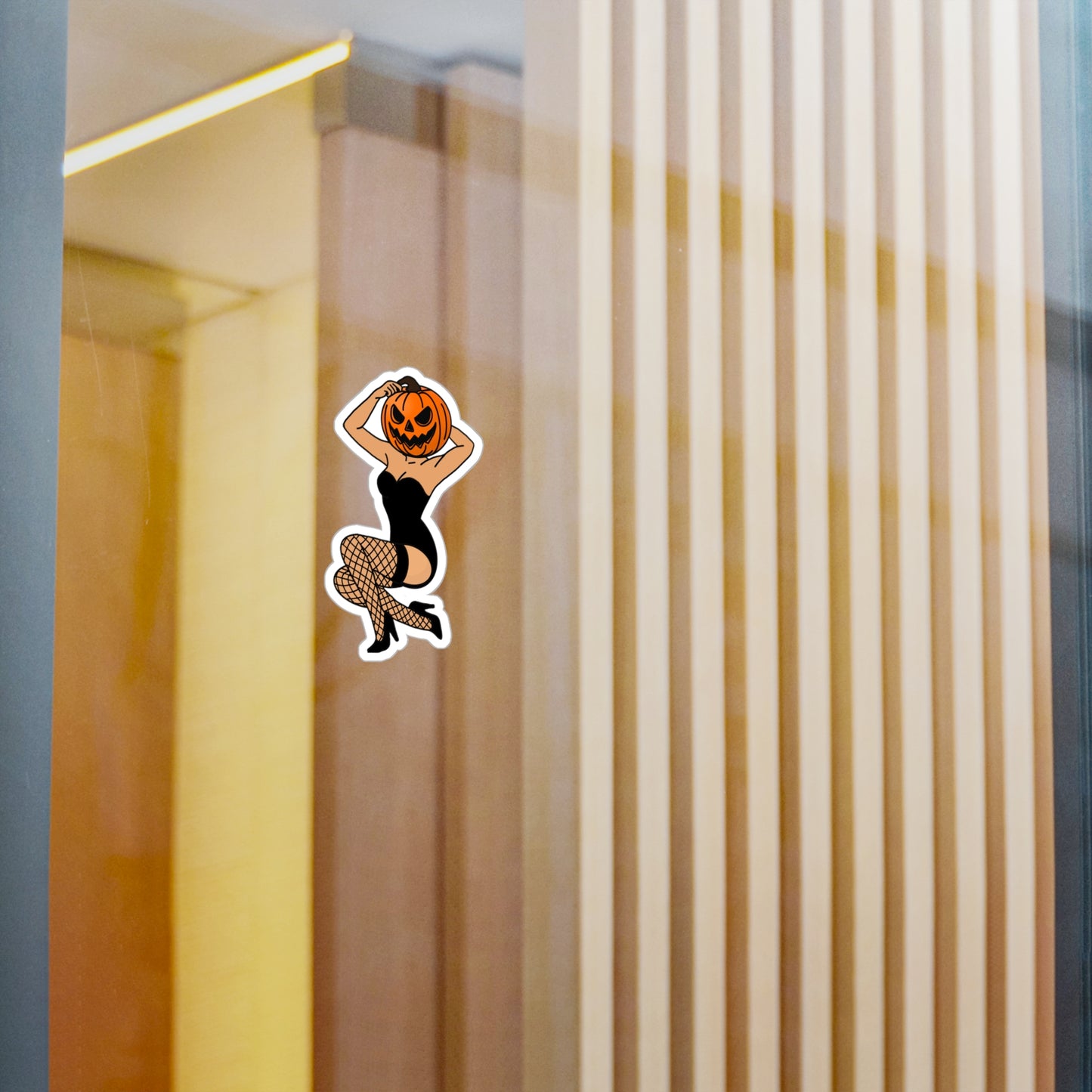 Halloween Jack-o'-Lantern Sexy Vinyl Decal