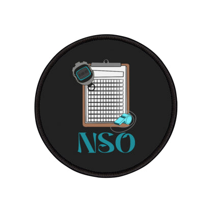 NSO Iron-On Patches, Customizable Patches for Jackets, Unique Patches for Bags, Fun Clothing Accessories, Perfect for Sports Events