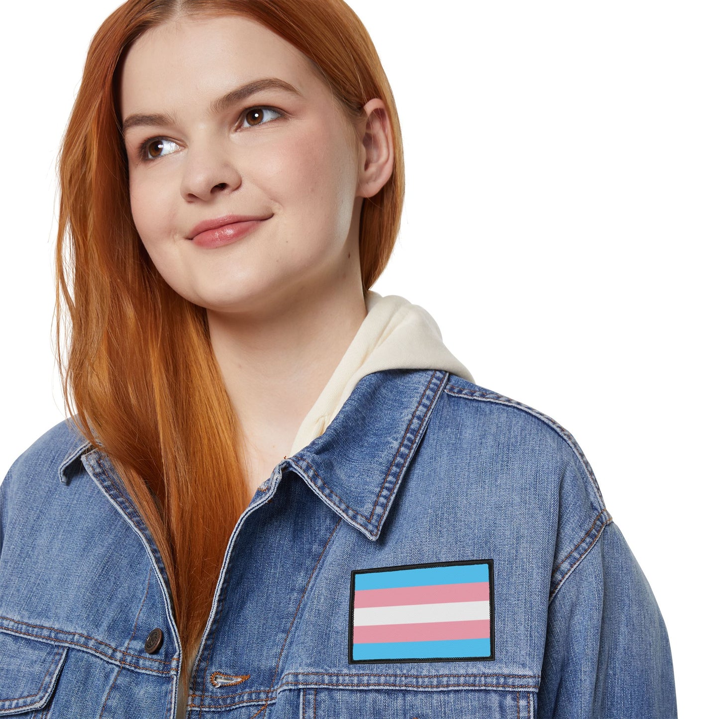 Transgender Pride Iron-On Patch | LGBTQ+ Support, Denim/Backpack Decor, Gift for Allies, Celebration of Identity, Sewing Crafts