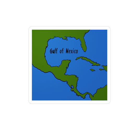 Gulf of Mexico Kiss-Cut Vinyl Decals
