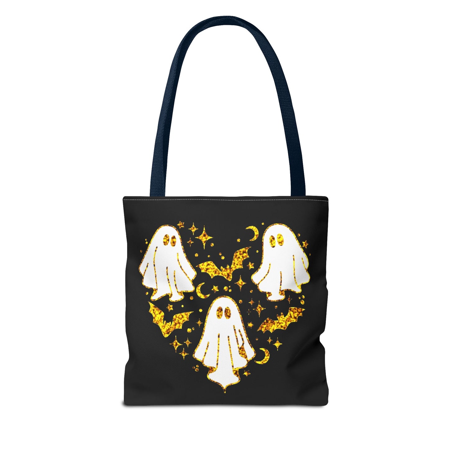 Spooky Ghost Heart Tote Bag - Perfect for Halloween, Trick or Treat, Gift for Kids, Witchy Vibes, Cute Accessory
