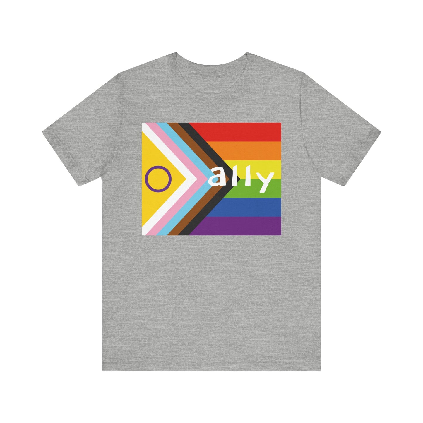 Progressive Pride Flag Ally T-shirt