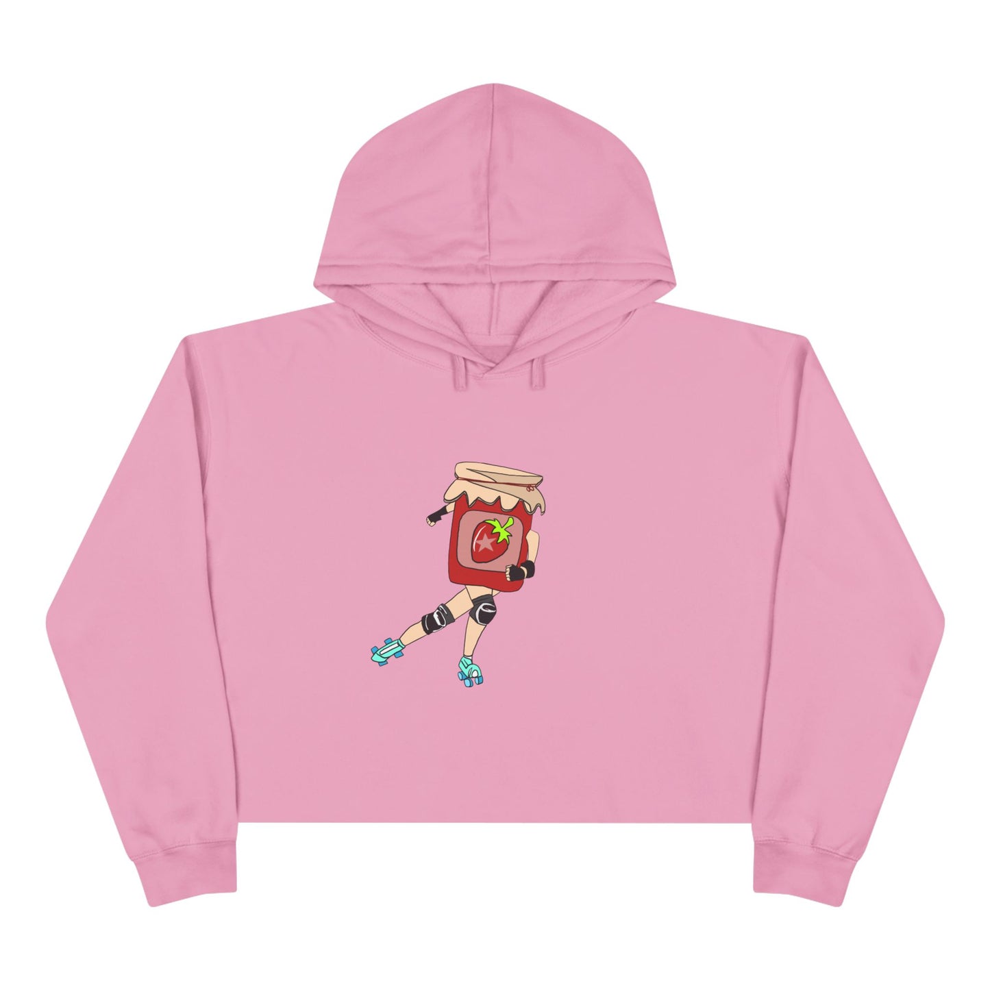 Strawberry Jammer Crop Hoodie