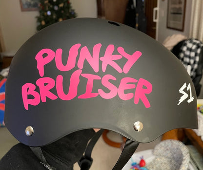 Vinyl Helmet Decal- Roller Derby Name